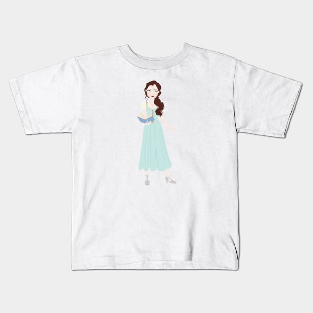 Ms. French Kids T-Shirt by littlemoondance